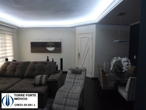 Imagem 2 de 15 de Lindo Apartamento 3 Dormitórios 3 Vagas E Com Varanda No Tatuapé - 3661