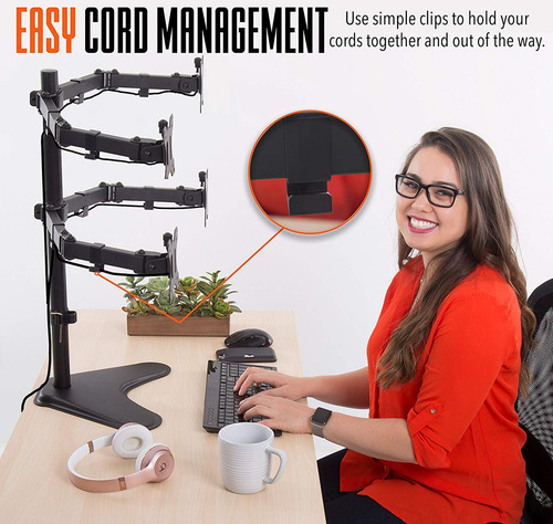 Soporte Para 4 Monitores Stand Steady | Soporte De Monitor