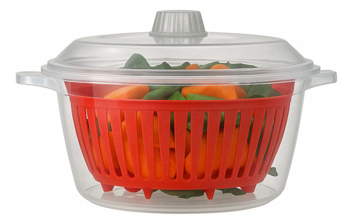 Legumix - Panela Para Cozimento À Vapor 2,6 L Cor Transparente