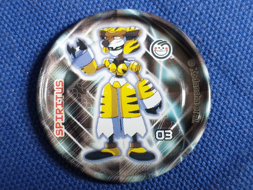 Tazos Metalix Spiritus/tigre#03 Medabots Sabritas '03 (Usado)