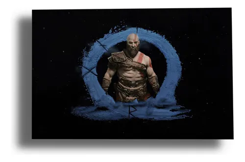 comprar Cuadro  God Of War Kratos 168 40x53 Mdf Memoestampados