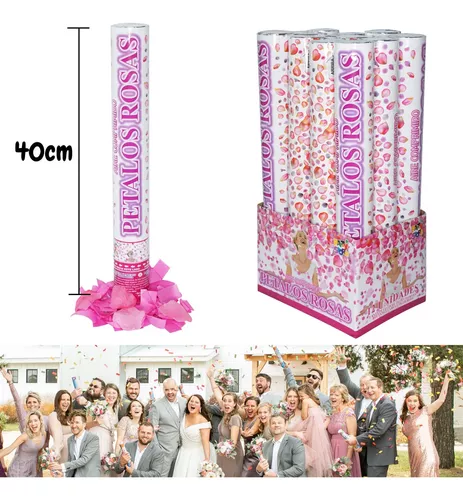 Cañón de confeti rosa – My Party Shop