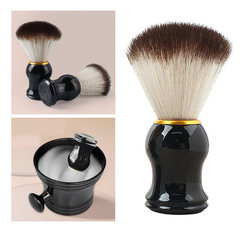 S 2 Brochas De Afeitar For Hombre Con Cerdas Suaves Y Borde