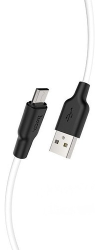 Cable De Carga Micro Tipo C V8 Para iPhone 2m Resistente Color Negro-blanco-micro