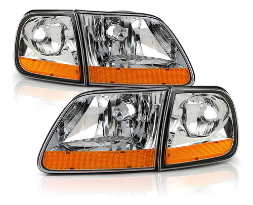 Para Ford Carcasa Cromada Estilo Harley Davidson Faro