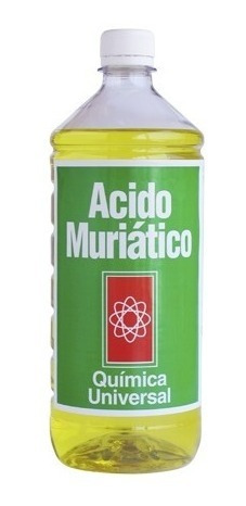 Ácido Muriático Química Universal 1 Litro / Ferrepernos