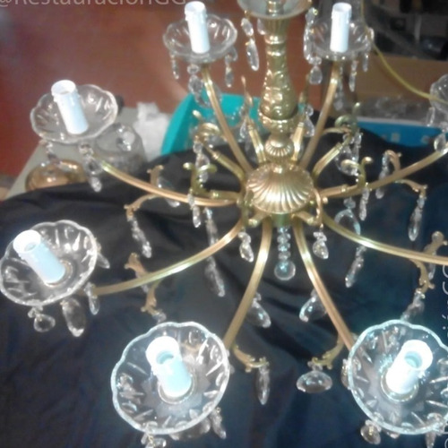 Lámpara Restaurador María Teresa-luisa, Cristal Tiffany