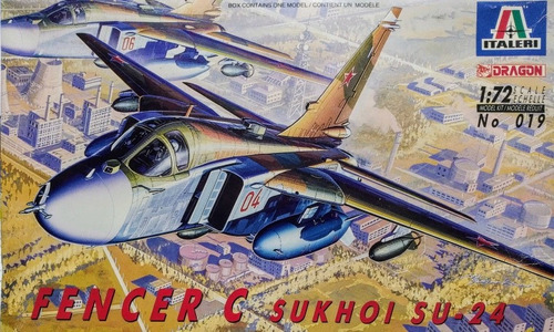 Fencer C Sukhoi Su-24 Escala 1/72 Italeri 019