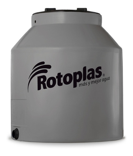 Tanque De Agua Rotoplas Gris Tricapa 400 Litros