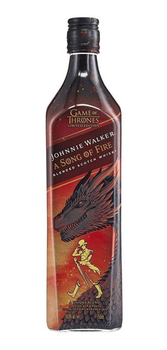 Imagen 1 de 9 de Whisky Johnnie Walker A Song Of Fire 700ml Game Of Thrones 