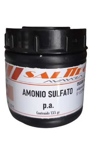 Amonio Sulfato P. A. (a.c.s.) X 100 Gr - Salttech