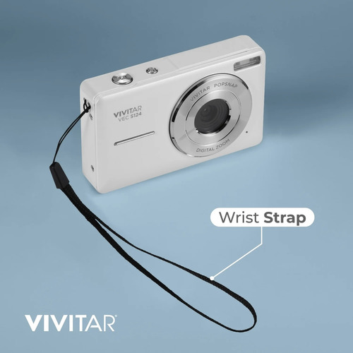 Camara Digital Vivitar Popnap Vec S124 44mp 16x Zoom Lcd 2.4 Blanco