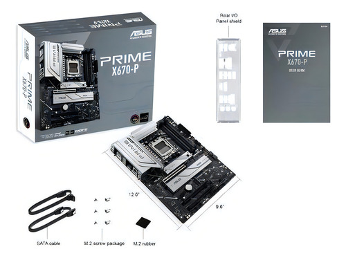 Tarjeta Madre Asus Prime X670-p Lga Am5 Ddr5