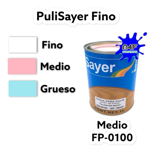 Pasta Para Pulir Pulisayer Fp-0100 / Fp-0150 / Fp-0050