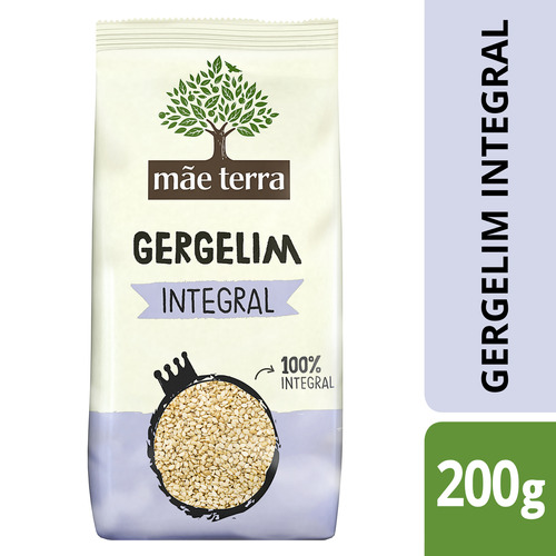 Gergelim Integral Mãe Terra Pacote 200g