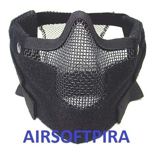 Mascara De Proteção  Airsoft    E  Paintball  Preta