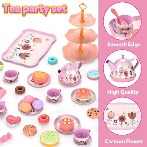 Mz Set De Postres De Cocina Interior For Niños, Juego De