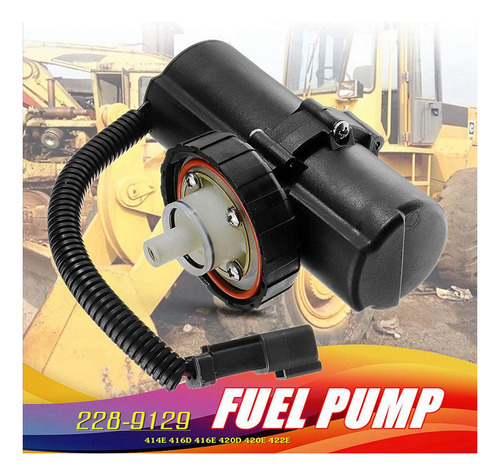 3x Bomba De Combustible 228-9129 2289129 Para Retroexcavador