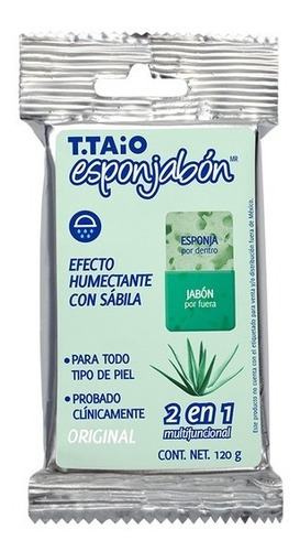 Esponja y jabón 2 en 1 T.Taio Esponjabón 120g