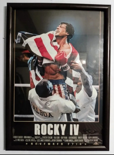 Rocky 4  _ Póster Enmarcado 