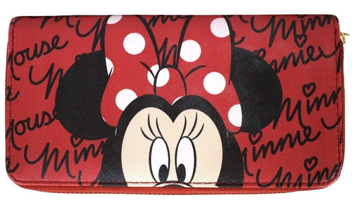Billetera Femenina Minnie Mouse Disney Original Roja