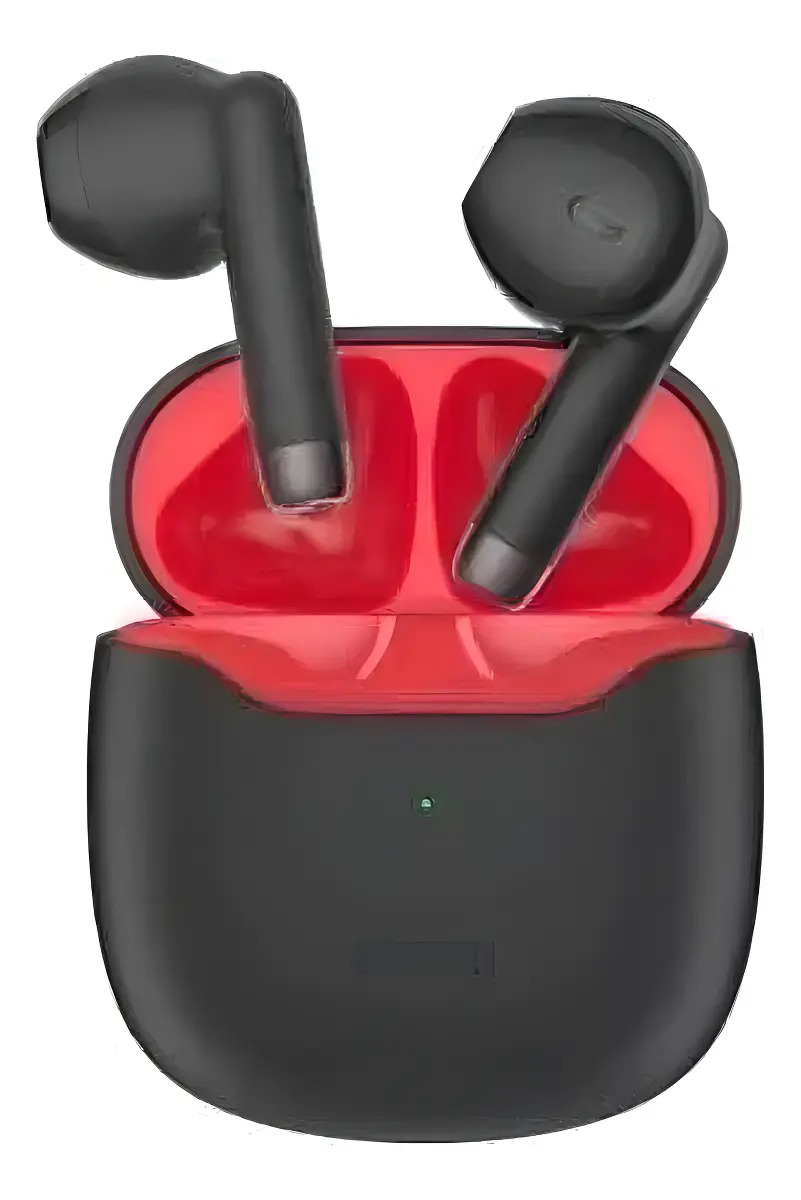 Fone de Ouvido In-ear Bluetooth 5.0 Kaidi KD-771 Preto/Vermelho IPX4 TWS