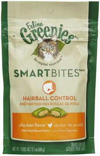 Smartbites Control De Bolas De Pelo - Pollo, 9 Paquetes De 2