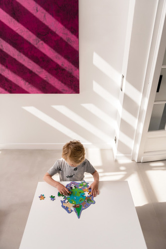 Puzzle 45pcs Con Forma, Mundo Scratch Europe