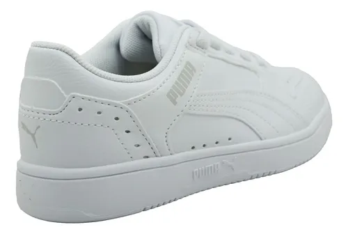 Gray and cheap white pumas