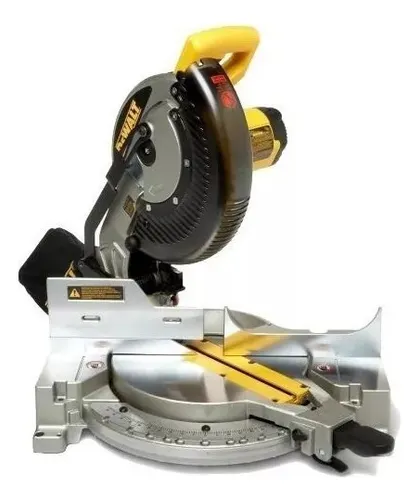 Sierra Ingletadora Dewalt 1375w Disco 12 Aluminio D715 Color Amarillo Frecuencia 50