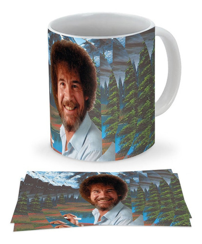 Mug Taza Bob Ross Pintor Pocillo Colección Regalo