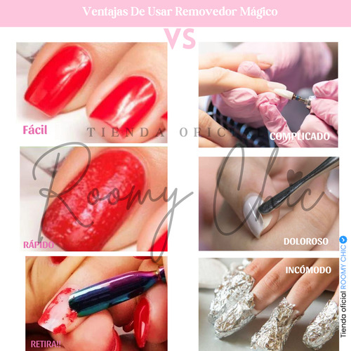 3 Piezas Remover Magic/quita Gel Acrílico Xiaoya