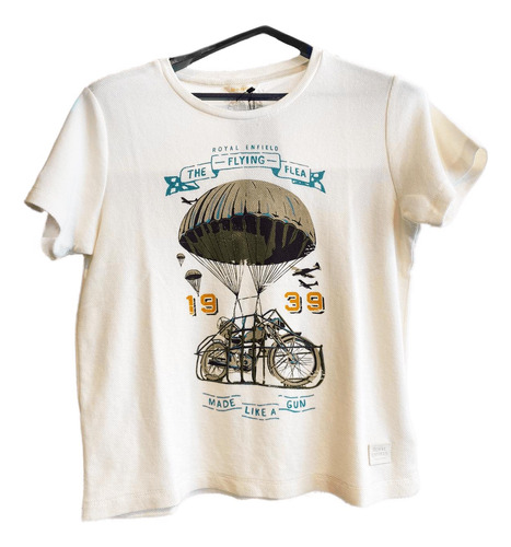 Camiseta Feminina Original Flying Flea Xg Creme