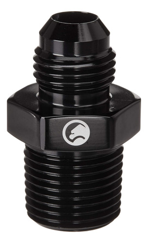 -6an To 3/8 Npt Adapter, Black Anodized