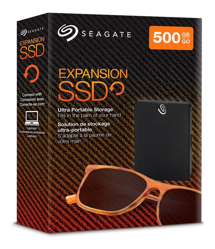 Disco Externo Ssd Seagate Expansion 500gb Stjd500400 Negro