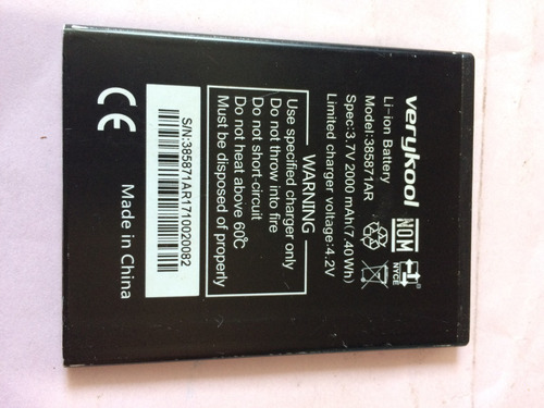 Batería Para Teléfono Celular Verykool S5029