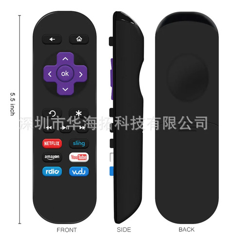 Control Remoto Inalámbrico Roku Express+ De 6 Botones