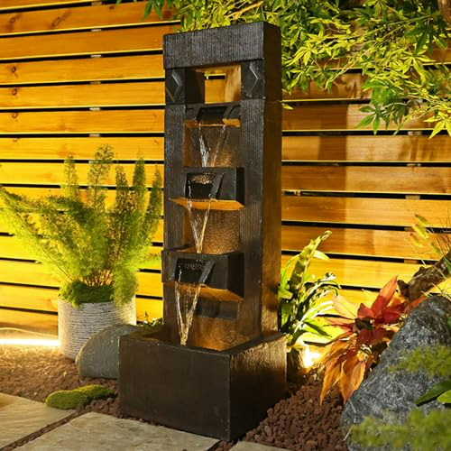 Fuente De Agua Para Interior Y Exterior Con Luces Led.