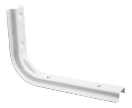 Mensula Soporte Bracket 250x300mm Blanco/negro X 2 Unidades