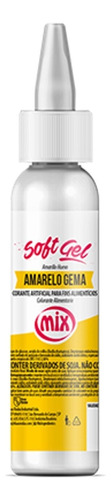 Corante Alimentício Soft Gel Amarelo Gema 60g - Mix