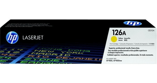 Toner Hp 126a Original Ce312a Amarillo 100% Made In Japan