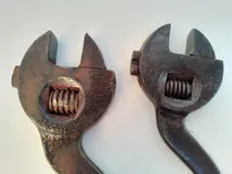 Comprar Lote De 2 Antiguas Llaves Francesas Inglesa Prusiana Curva