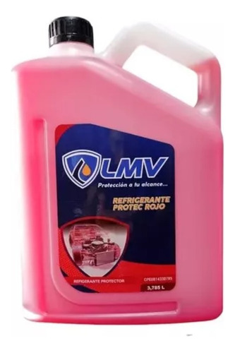 Refrigerante Protec Rojo Lmv Evita Daños Sistem Enfriamiento