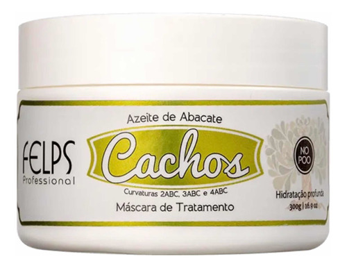 Felps Cachos Máscara 300g - Azeite De Abacate - 18 Unidades