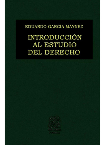 Introducción Al Estudio Del Derecho