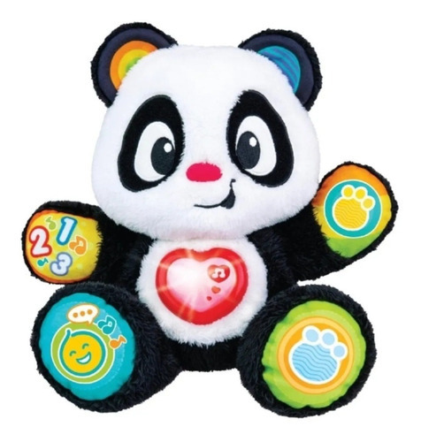 Muñeco De Peluche Interactico Didactico Oso Panda Winfun