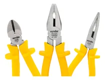 Comprar Kit 03 Alicates Universal, Meia Cana Curvo E De Corte Vonder