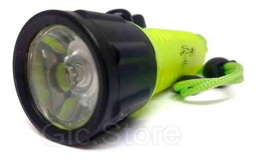 Lámpara Táctica D Buzo Led Cree Q5 1600lm Sumergible 60m