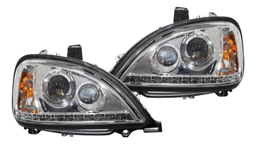 Faro Unidad Freightliner Columbia Deportiva Lupa Led 98-13