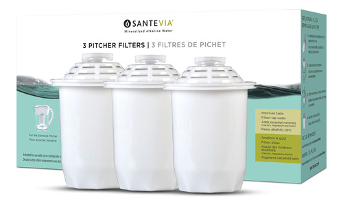 Santevia Water Systems Pitcher Filter 3 Pack